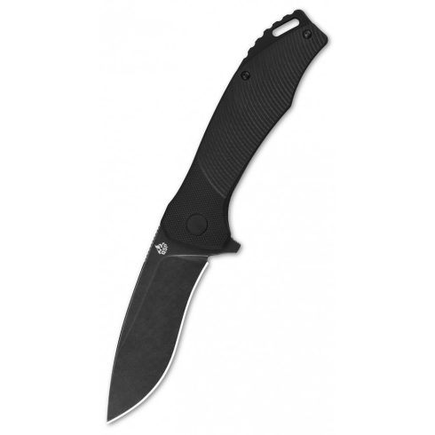 QSP KNIFE Raven G-10 AllBlack zsebkés - QS122-C2