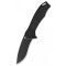 QSP KNIFE Raven G-10 AllBlack zsebkés - QS122-C2