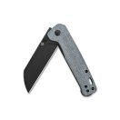 QSP KNIFE Penguin Blue Micarta Black Stonewash zsebkés - QS130-B2