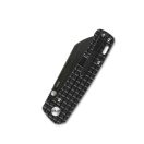 QSP KNIFE Penguin Titanium Frag Handle Black Stonewash zsebkés - QS130-OFRG