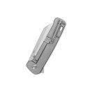 QSP KNIFE Penguin Plus Carbon Fiber Titanium Aluminium Foil zsebkés - QS130XL-D1