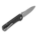 QSP KNIFE Hawk Damascus Carbon Fiber zsebkés - QS131-A