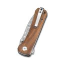 QSP KNIFE Hawk Damascus Wood zsebkés - QS131-B
