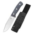QSP KNIFE Bison Denim Micarta túlélőkés