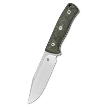 QSP KNIFE Bison Green Micarta túlélőkés - QS134-C