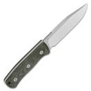 QSP KNIFE Bison Green Micarta túlélőkés