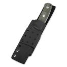 QSP KNIFE Bison Green Micarta túlélőkés