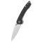 QSP KNIFE Leopard Black Micarta zsebkés - QS135-B