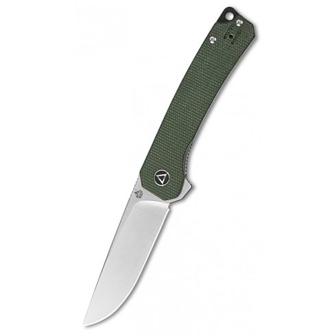 QSP KNIFE Osprey Green Micarta zsebkés