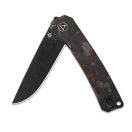 QSP KNIFE Osprey Black Shredded Carbon Fiber zsebkés - QS139-G2