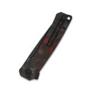 QSP KNIFE Osprey Black Shredded Carbon Fiber zsebkés - QS139-G2