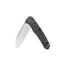 QSP KNIFE Otter Aluminium Foil Carbon Fiber zsebkés - QS140-A1