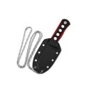 QSP KNIFE Canary Stonewashed G-10 Black and Red nyakkés