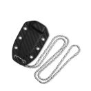 QSP KNIFE Canary Damascus Aluminium Foil Carbon Fiber nyakkés - QS141-E