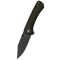 QSP KNIFE Kestrel Micarta Black Stonewash zsebkés - QS145-A2
