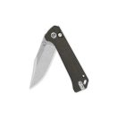 QSP KNIFE Grebe Dark Brown Micarta zsebkés