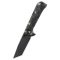 QSP KNIFE Grebe Tanto Raffir Resin Black Blade zsebkés