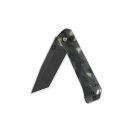 QSP KNIFE Grebe Tanto Raffir Resin Black Blade zsebkés