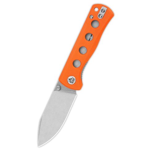 QSP KNIFE Canary Orange G-10 folder zsebkés