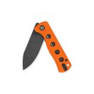 QSP KNIFE Canary Folder Orange G-10 Black Stonewashed zsebkés