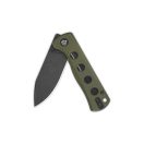 QSP KNIFE Canary Folder Olive G-10 Black Stonewashed zsebkés - QS150-B2