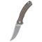 QSP KNIFE Walrus Brown Micarta zsebkés - QS151-B1