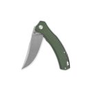 QSP KNIFE Walrus Blade Green Micarta zsebkés - QS151-C1