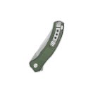 QSP KNIFE Walrus Blade Green Micarta zsebkés - QS151-C1