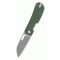 QSP KNIFE Variant PE Blade Micarta Green zsebkés - QS154-D