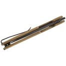 QSP KNIFE Variant PE Titanium STW Black zsebkés - QS154-G