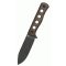 QSP KNIFE Canary Fixed Blade Dark Brown Micarta fixpengés - QS155-A2