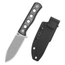 QSP KNIFE Canary Fixed Blade Black Micarta fixpengés  