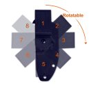 QSP KNIFE Canary Fixed Blade Black Micarta Black Stonewashed fixpengés -   QS155-B2