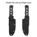QSP KNIFE Canary Fixed Blade Black Micarta Black Stonewashed fixpengés -   QS155-B2
