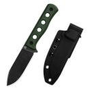 QSP KNIFE Canary Fixed Blade Olive G-10 Black Stonewashed fixpengés -  QS155-C2