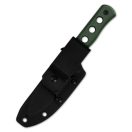 QSP KNIFE Canary Fixed Blade Olive G-10 Black Stonewashed fixpengés -  QS155-C2
