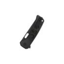 QSP KNIFE Unicorn Dark Brown Micarta Black Blade  zsebkés - QS156-A2