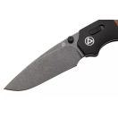 QSP KNIFE Vault Black STW Tan Micarta zsebkés - QS157-C2
