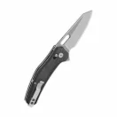 QSP KNIFE Emu Micarta STW Black zsebkés - QS164-A1