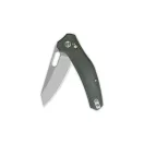 QSP KNIFE Emu Micarta STW Green zsebkés - QS164-B1
