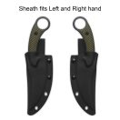 QSP KNIFE Viper G-10 STW Black OD Green zsebkés