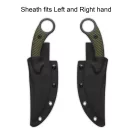 QSP KNIFE Viper G-10 STW Black OD Green zsebkés - QS166-B2