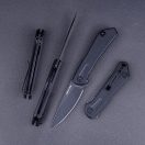 REAL STEEL Valore Flipper Blackwashed zsebkés - RE-7091BB