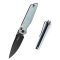 REAL STEEL Sacra Pro Black PVD zsebkés - RE-7714NB