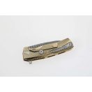 LIONSTEEL Rok Damascus Gold zsebkés - ROK_DD_GL