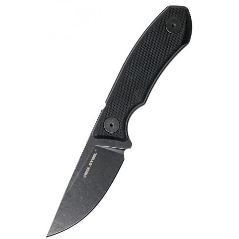 REAL STEEL Receptor neck knife black