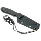 REAL STEEL Receptor neck knife black