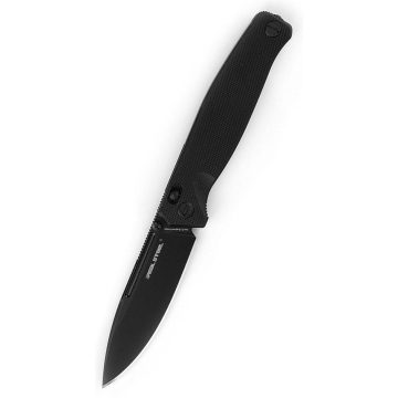 REAL STEEL Huginn Allblack zsebkés - RS7652B