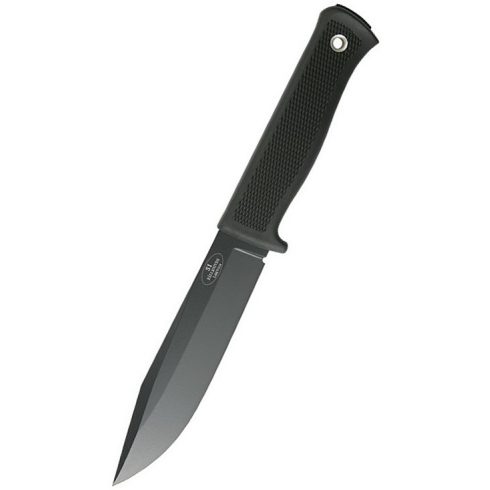 FALLKNIVEN S1  vadászkés black bőr tokkal