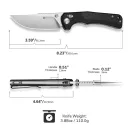 SENCUT Slybolt Black G-10  zsebkés